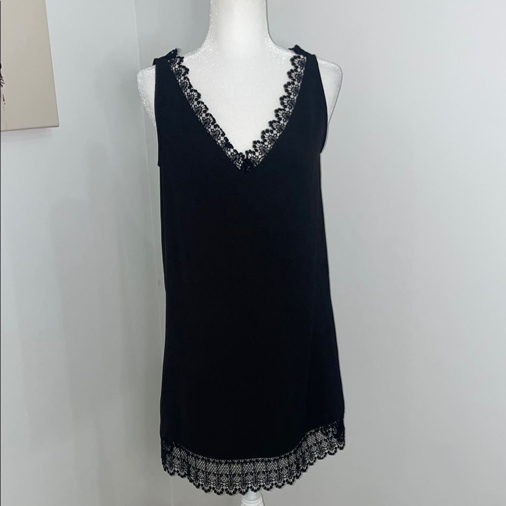 Leith Black Lace Chemise